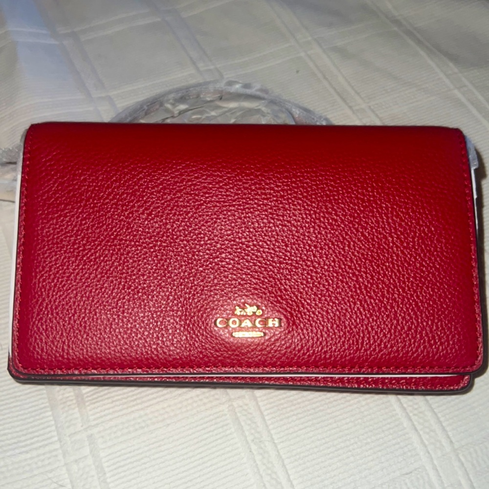 COACH ANNA FOLDOVER CLUTCH💕💕